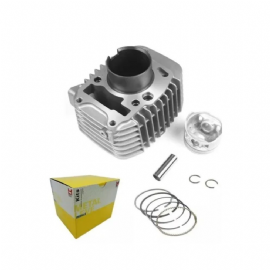 KIT CILINDRO/PISTAO/ANEIS BIZ 125 METAL LEVE