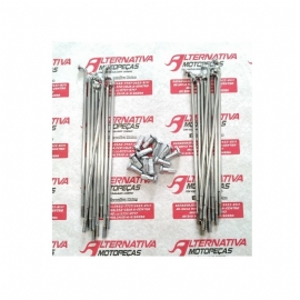 RAIO YBR 125 TRASEIRO CROMADO 4MM DDL